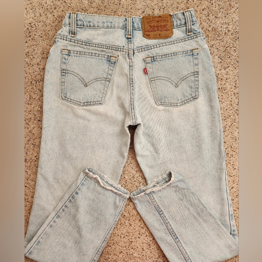 Vintage Levi's 528 Jeans Distressed Light Wash
